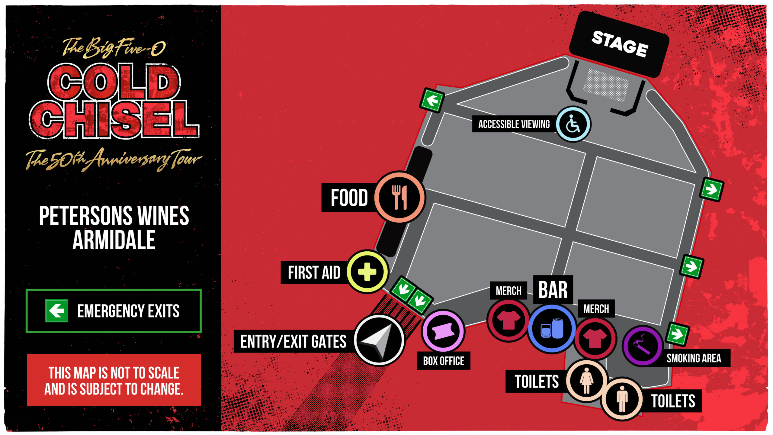 Petersons Wines, Armidale – Site Map